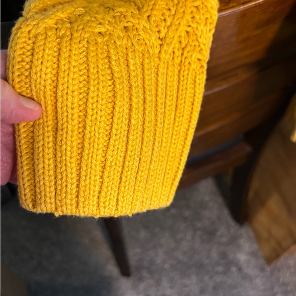 Dip XL Mustard Button Down Sweater - Picture 5 of 7